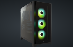 iCUE 4000X RGB Tempered Glass Mid-Tower ATX Case — Black