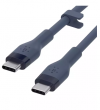BELKIN USB-C to USB-C 2.0, SILICONE, 1M, BLUE CAB009bt1MBL