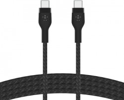 BELKIN USB-C to USB-C 2.0, SILICONE, 1M, BLK CAB009bt1MBK