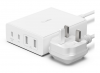 Belkin 108W USB-C CHARGER,GAN,4-PORT,WHT,2M WCH010myWH