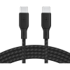 BELKIN BRAIDED USBC TO C 2.0 100W CABLE 3M BLK CAB014BT3MBK