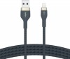 BELKIN USB-A to USB-C, BRAID SIL, 1M, BLUE Magnetic manageme