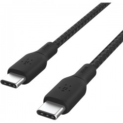 BELKIN Braided USB-C to USB-A Cable2M BLK CAB002bt2MBK