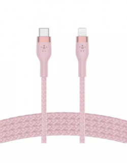 BELKIN USB-C to LTG, SILICONE, 1M, PNK CAA009BT1MPK