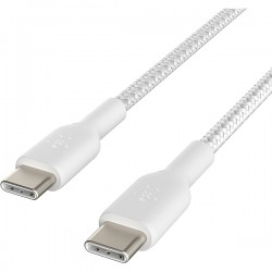 Belkin Braided USB-C to Lightning Cable1M WHT