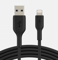 BELKIN BOOST CHARGE Lightning to USB-A Cable1M BLK CAA001bt1
