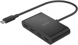 BELKIN USB-C 4-Port Hub w Power Pass-Thru 100W AVC018btBK