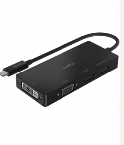 BELKIN USB-C HUB to HDMI, VGA, DVI, Display Port Adapter AVC