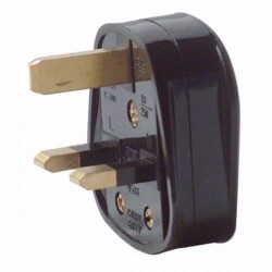 PSE 3 PIN PLUG (3PCS/PACK)(BLACK)