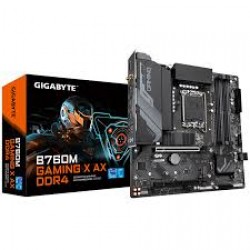 Gigabyte B760M GAMING X AX DDR4    INTEL WIFI 6E, BT 5.3 Mot