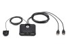 ATEN US224 2 Port USB 2.0 Peripheral Sharing Device (Remote 