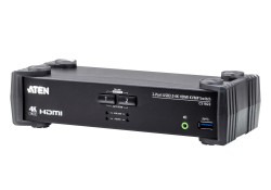 ATEN CS1822 2-Port USB3.0 4K HDMI KVMP Switch, True 4K, 2 po