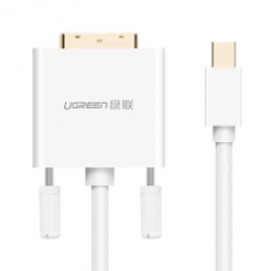 UGREEN MD102-10443 Mini DP to DVI (24+1)cable  2M White