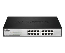 D-LINK DGS-1016C 16-Port Gigabit Unmanaged Switch (Metal, Ra