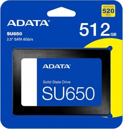 ADATA Ultimate SU650 M.2 512GB (3D NAND | SLC Caching) AD 10
