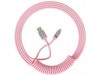 AK-6925758615266 AKKO Coiled Cable - Pink