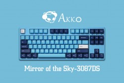AK-6925758616409 AKKO Keyboard 3087 NBL - Mirror of the Sky