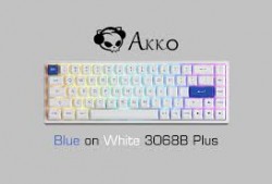 AK-6925758618915 AKKO Wireless - Blue on White 3068B Plus Mu