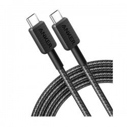 Anker 322 USB-C to USB-C Cable 6ft Braided Black A81F6H11