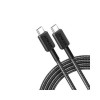 Anker 322 USB-C to USB-C Cable 3ft Braided Black A81F5H11