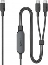 Anker 2 in 1 USB C to C Cable 1.2M 140W Blk A8895H11