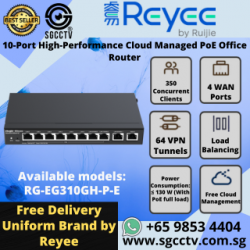Reyee Cloud Managed PoE Office Router RG-EG310GH-P-E