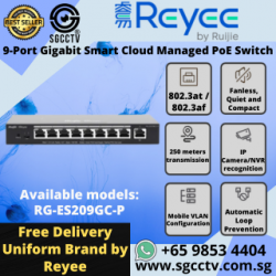 Reyee Cloud Managed PoE Switch RG-ES209GC-P