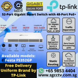 TP-LINK 52-Port Gigabit Switch PoE FS352GP