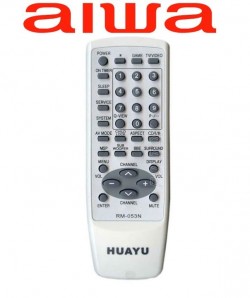 REPLACEMENT TV REMOTE CONTROL FOR AIWA TV RM-053N