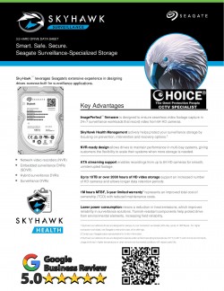 2TB Hard Drive SEAGATE SKYHAWK ST2000VX016 ST2000VX008 NEW