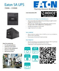 Eaton Uninterrupted POWER SUPPLY 5SC 1500i