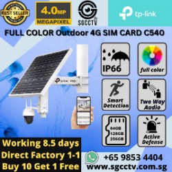 TP-LINK 4MP HD C540-4G FULL-COLOR 4G PAN TILT NETWORK CAM