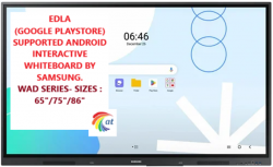 Samsung WA65F Android Interactive: 65" | 4K | 16/7 | 25% Haz