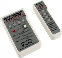 PRO'S KIT 3PK-NT005N RJ11/12/45 CABLE TESTER