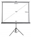 100" Tripod Projector Screen – 4:3