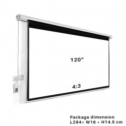 120" Motorized Electric Projector Screen – 4:3 (Pre-Order)
