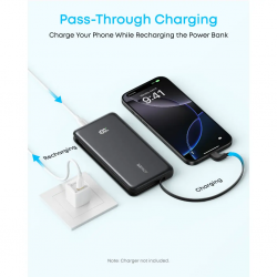 ANKER ZOLO POWERBANK 10000MAH 22.5W BUILT-IN TYPE C CABLE