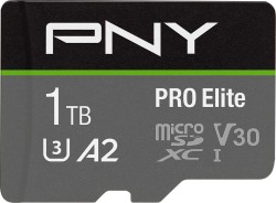 PNY Micro SD Pro Elite U3/A2/V30 1TB P-SDU1TBV32100PRO-GE