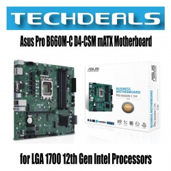 Asus Pro B660M-C D4-CSM mATX Motherboard