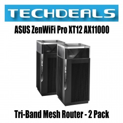 ASUS ZenWiFi Pro XT12 AX11000 Tri-Band Mesh Router - 2 Pack