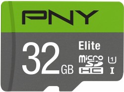PNY Micro SD Elite U1 32GB (Class 10, U1, UHS-I, R- up to 10