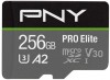 PNY Micro SD Pro Elite U3/A2/V30 256GB (Class 10, UHS-I, U3,