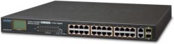 PLANET FGSW-1822VHP 16-Port 10/100TX 802.3at PoE + 2-Port 10
