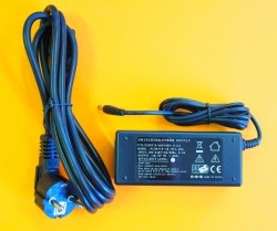 MikroTik 48POW 48V 1.46A 70W straight DC plug, power supply 