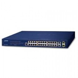 PLANET FGSW-2624HPS 24-Port 10/100TX 802.3at PoE +? 2-Port G