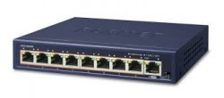 PLANET GSD-908HP 8-Port 10/100/1000T Gigabit 802.3at POE Eth