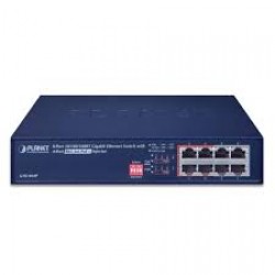 PLANET GSD-804P 10" 8-Port 10/100/1000 Gigabit Ethernet Swit