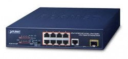 PLANET FGSD-1011HP 8-Port 10/100TX 802.3at PoE + 1-Port 10/1