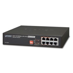 PLANET FSD-804P 10" 8-Port 10/100 Fast Ethernet Switch with 