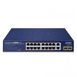 PLANET GSD-2022P 16-Port 10/100/1000T 802.3at PoE + 2-Port 1